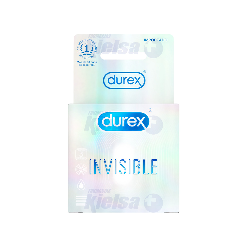 DUREX CONDON INVISIBLE UND X3