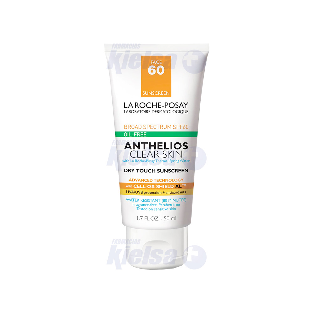 LA ROCHE POSAY  ANTHELIOS CLEAR SKIN DRY TOUCH SUNSCREEN SPF