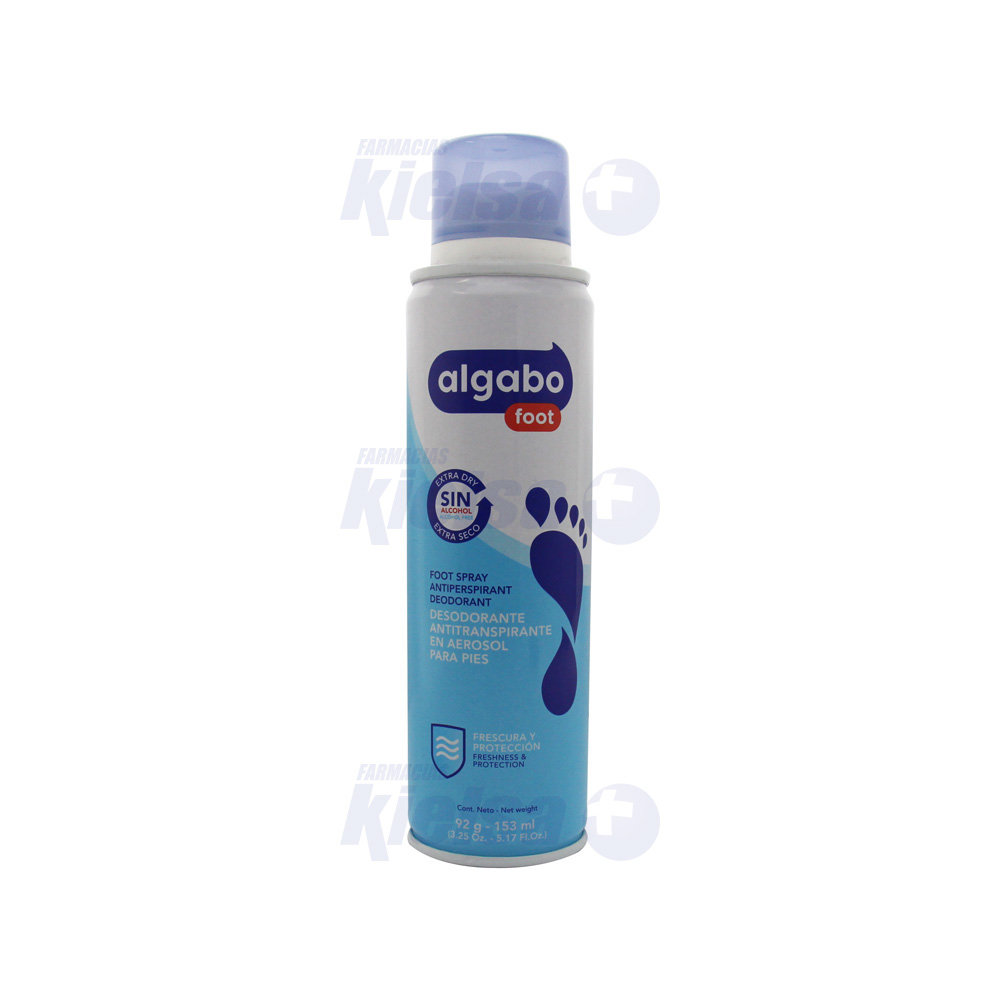 ALGABO ANTITRANSPIRANTE P/PIES  SPRAY 153ML