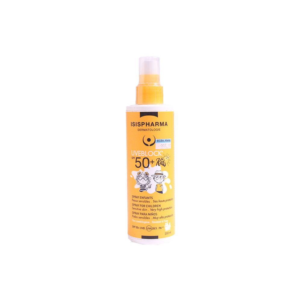 SISPHARMA UVEBLOCK SPF50 SPRAY KIDS 200ML