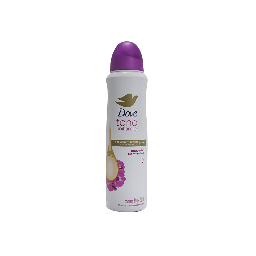 DOVE TONO UNIFORME ORQUIDEAS DEO SPRAY 150ML