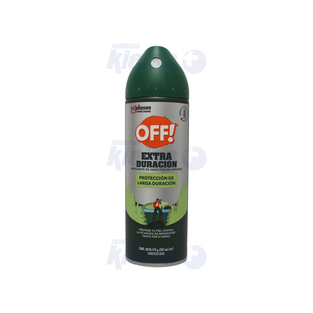 OFF REPELENTE EXTRA DURACION SPRAY 202ML