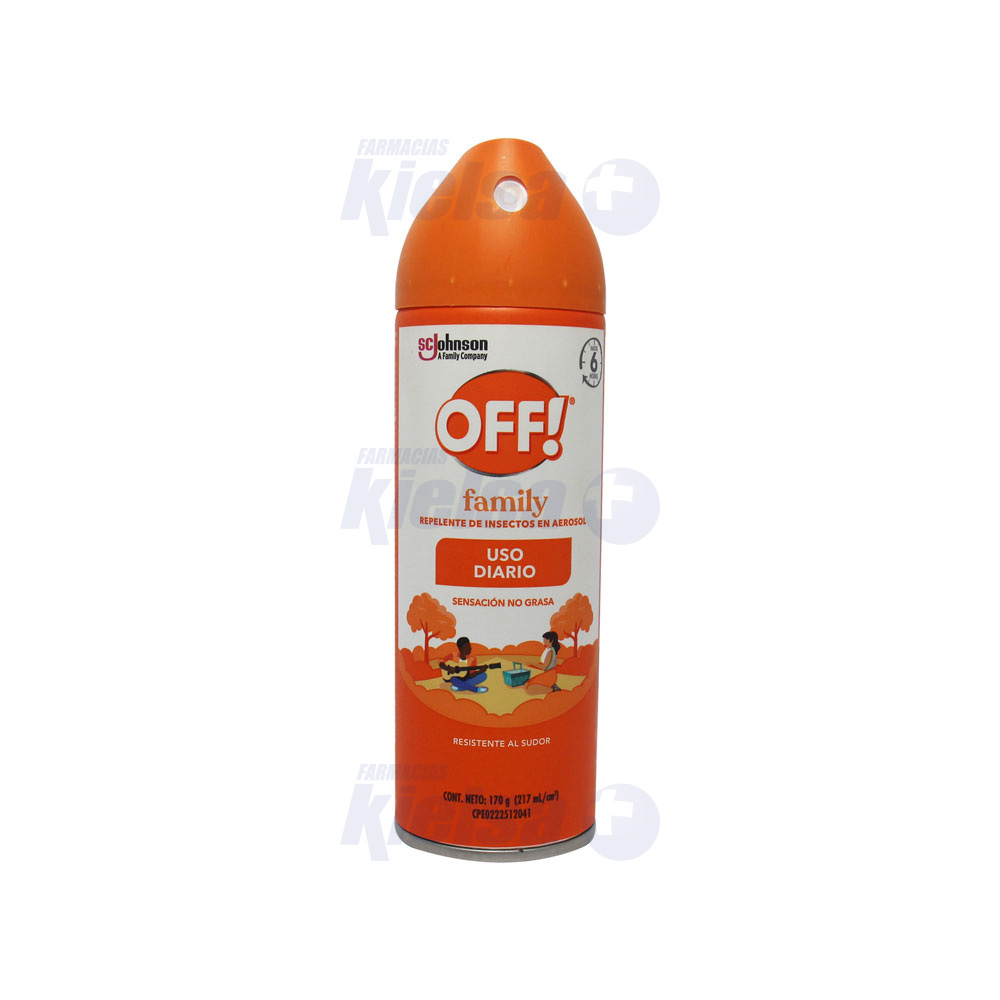 OFF REPELENTE FAMILY SPRAY 217ML