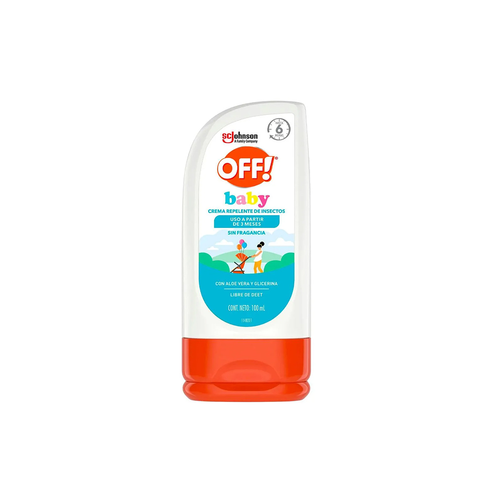 OFF REPELENTE BABY CREM 100ML