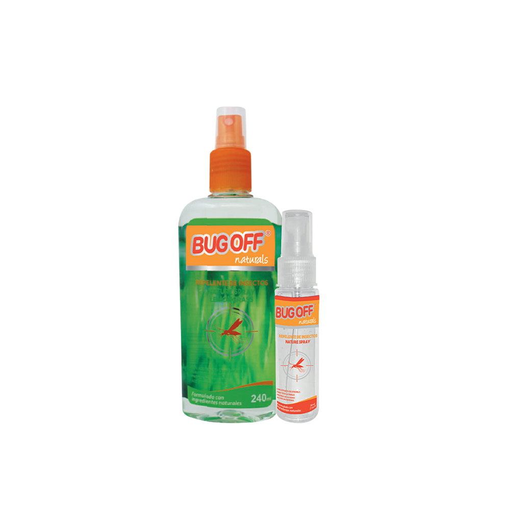 BUG OFF REPELENTE LEMONGRASS SPRAY 240ML+BUG OFF SPRAY 1OZ
