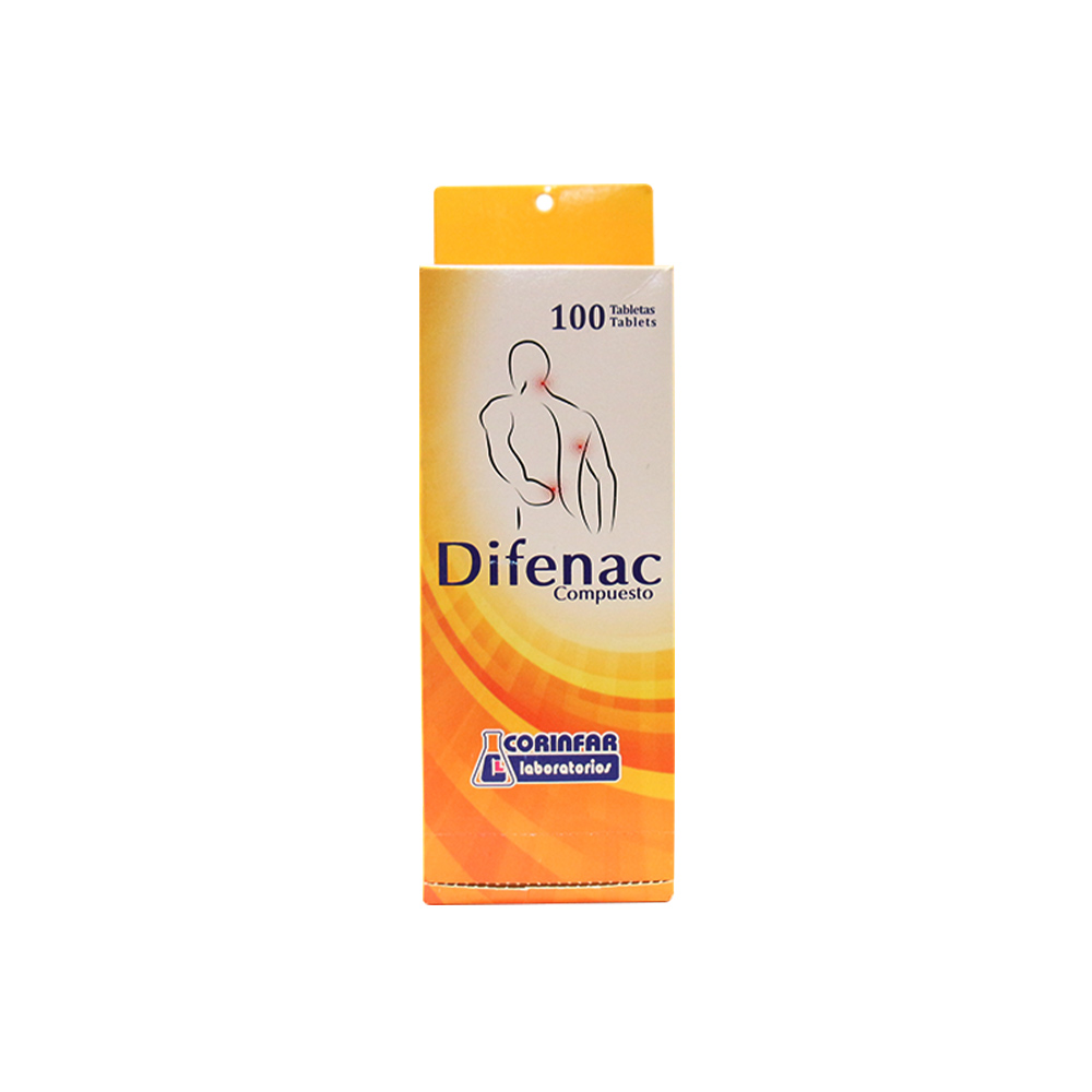DIFENAC COMPUESTO 50/200MG TAB X100