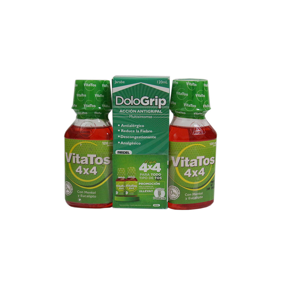 VITATOS 4X4 JBE 120ML PROMO PACK