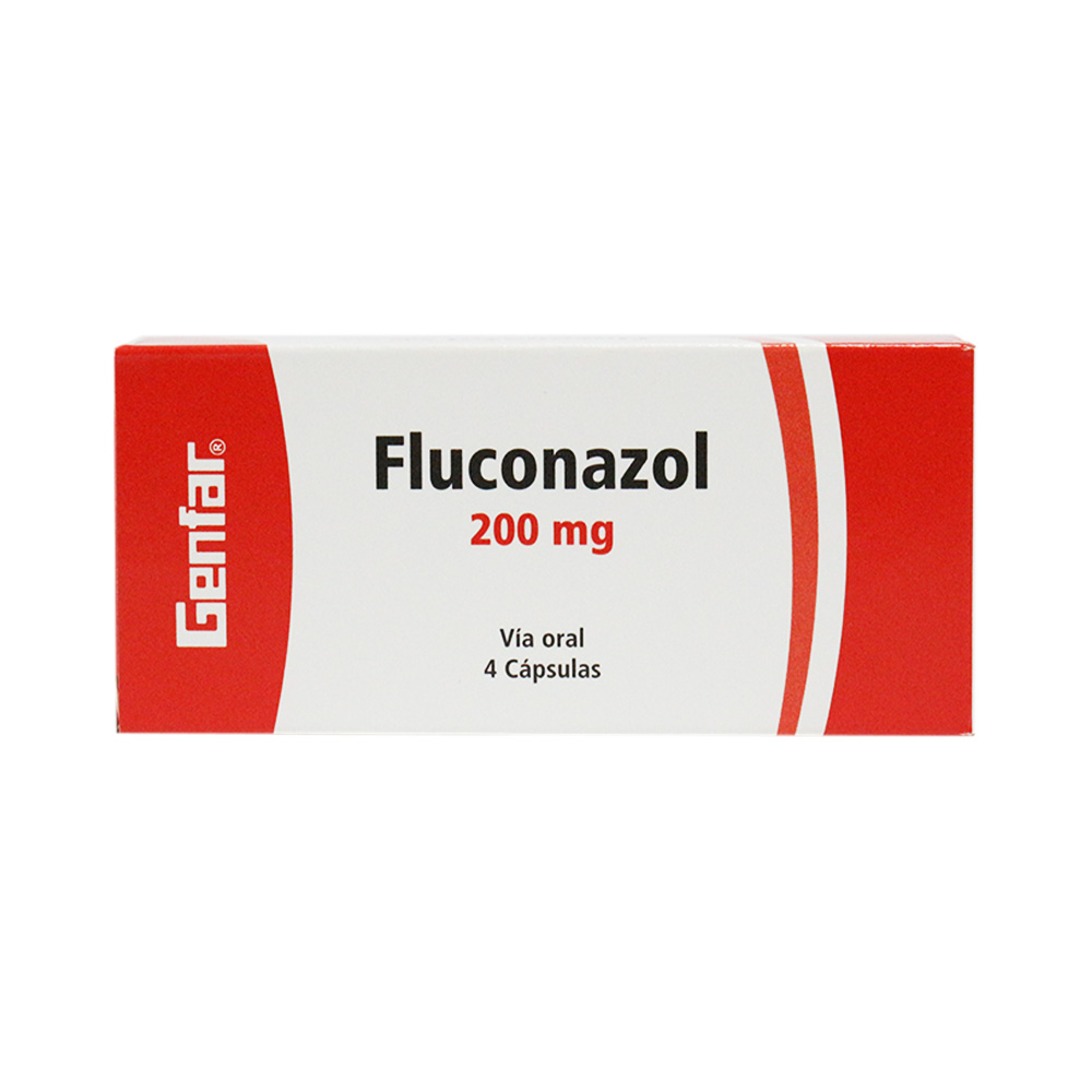GENFAR FLUCONAZOL 200MG CAP X4