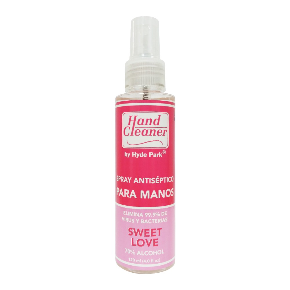 HYDE PARK SPRAY ANTISEPTICO PARA MANOS SWEET LOVE 4 OZ