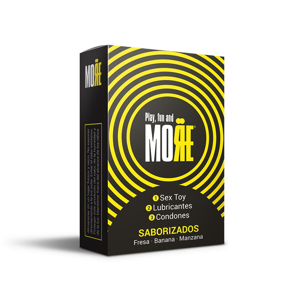 MORE SABORIZADO 1SEX TOY+2LUB+3CONDONES