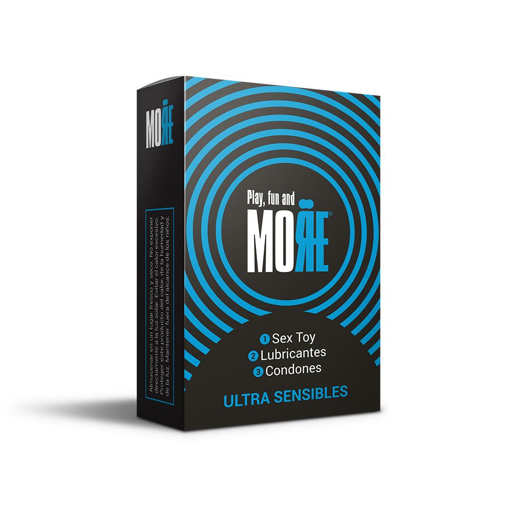 MORE ULTRASENSIBLE 1SEX TOY+2LUB+3CONDONES