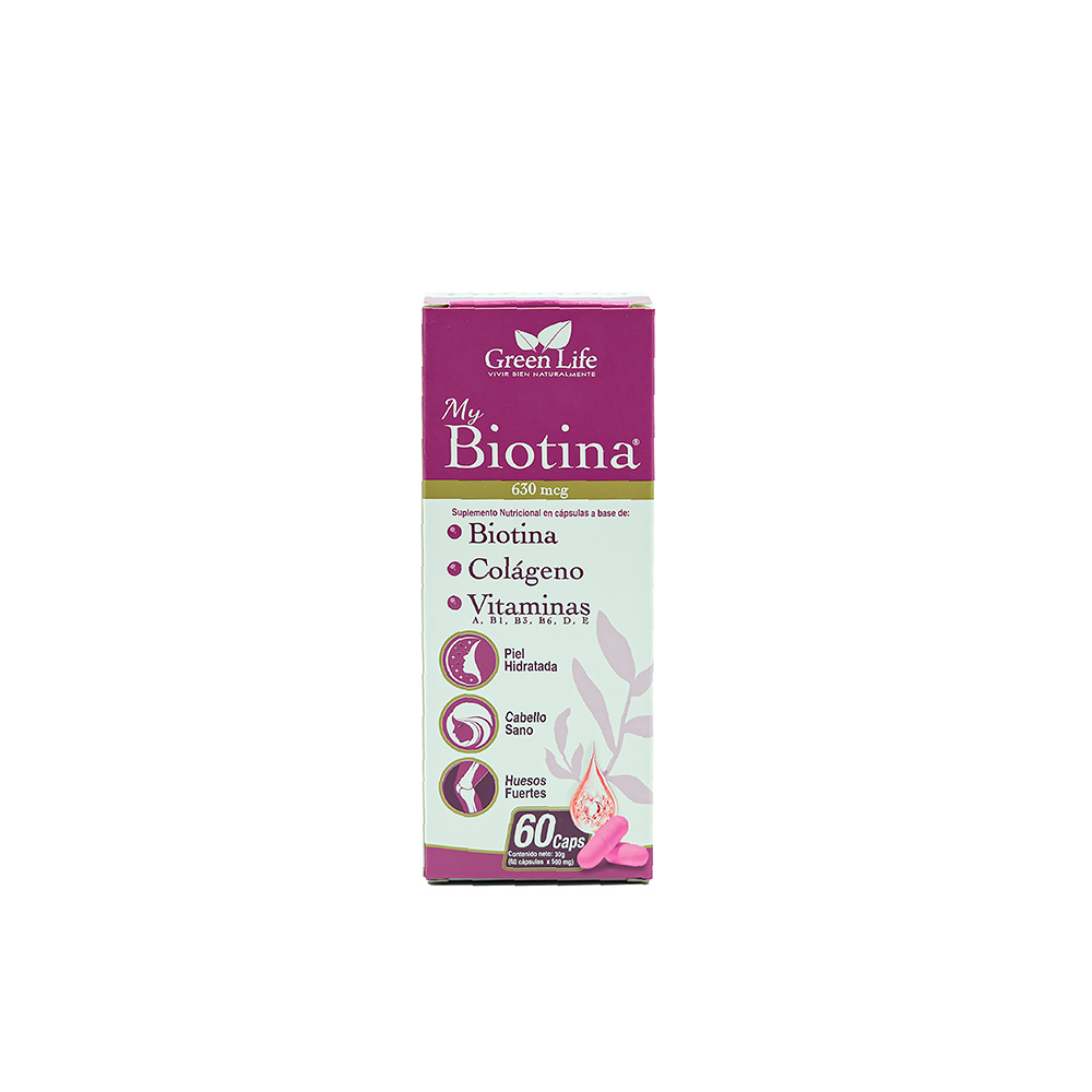 MY BIOTINA 630MCG CAP X60