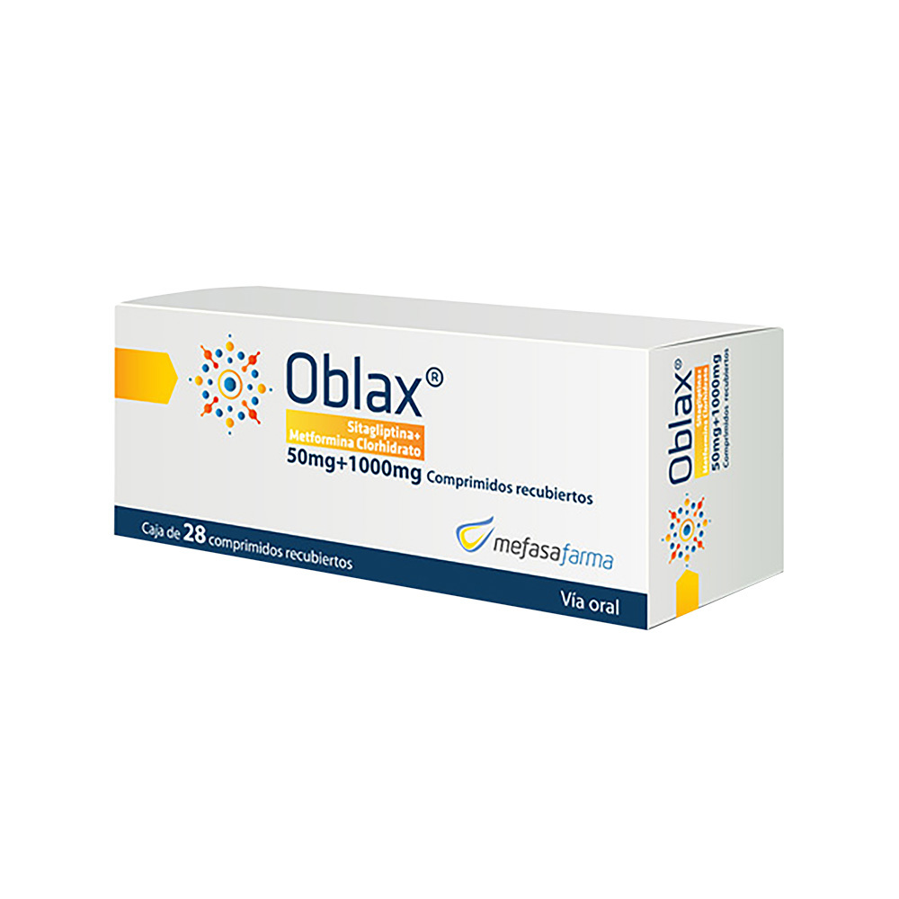 OBLAX 50MG/1000 MG COMP/REC X28