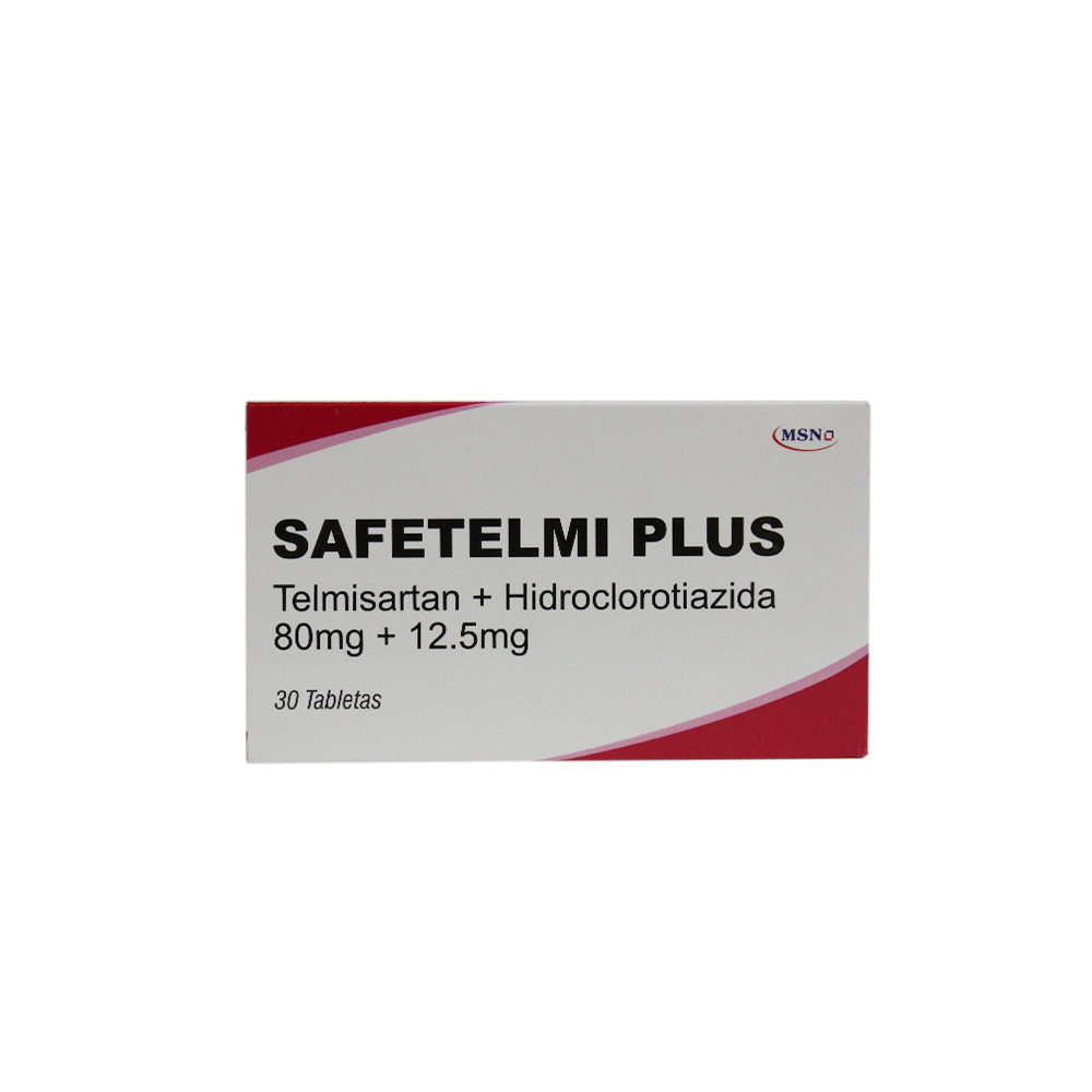 SAFETELMI PLUS 80/25MG TAB X30