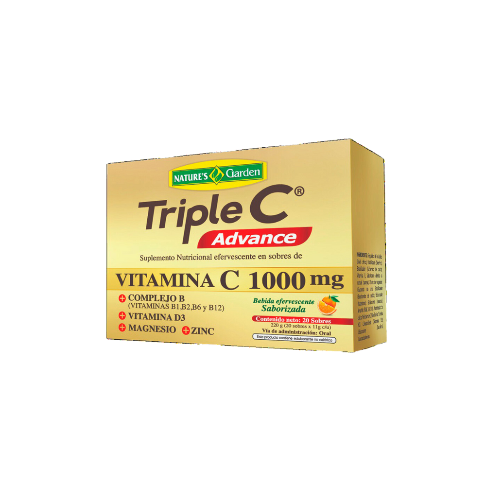 TRIPLE C ADVANCE 1000MG SOB X20