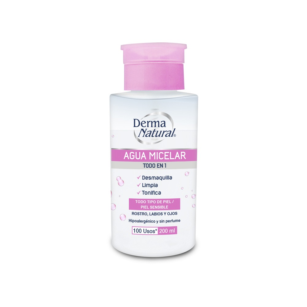 DERMANATURAL AGUA MICELAR 200ML