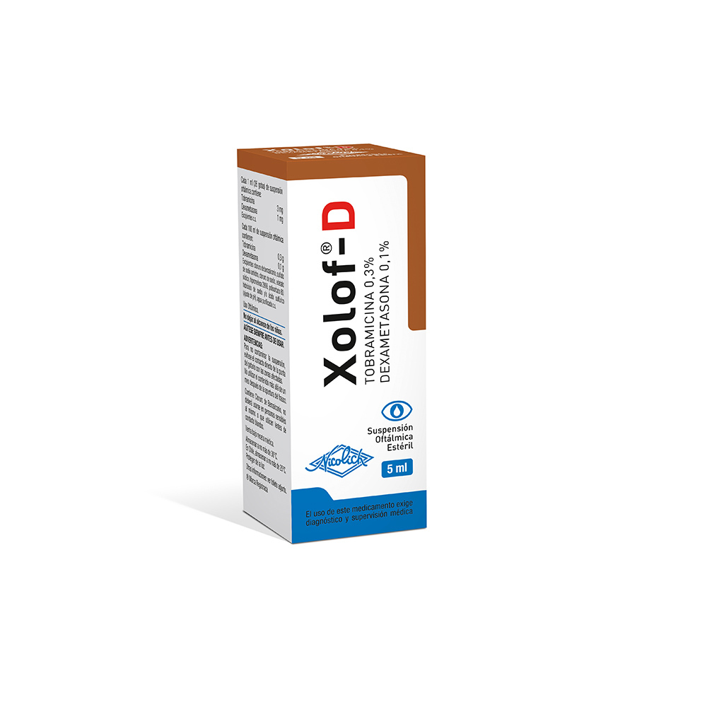 XOLOF-D 0,3/0,1% COL 5ML