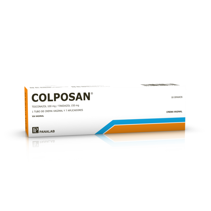 COLPOSAN 100/150MG CREM/VAG 50GRS