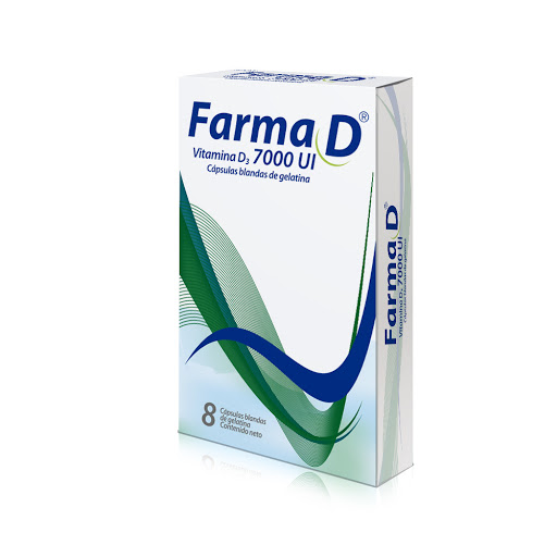 FARMA D VITAMINA D3 7000UI CAP X8